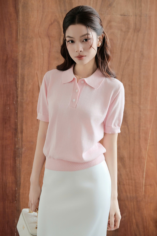 Áo Dệt Kim Grace Polo RR25DK31