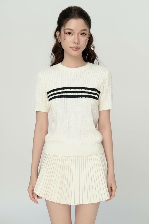 Áo Nữ Dệt Kim Dici Top RR24DK08