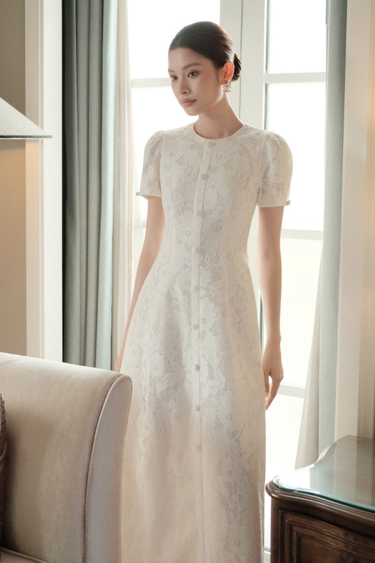 Đầm Dài Floral Dress RR26DD27