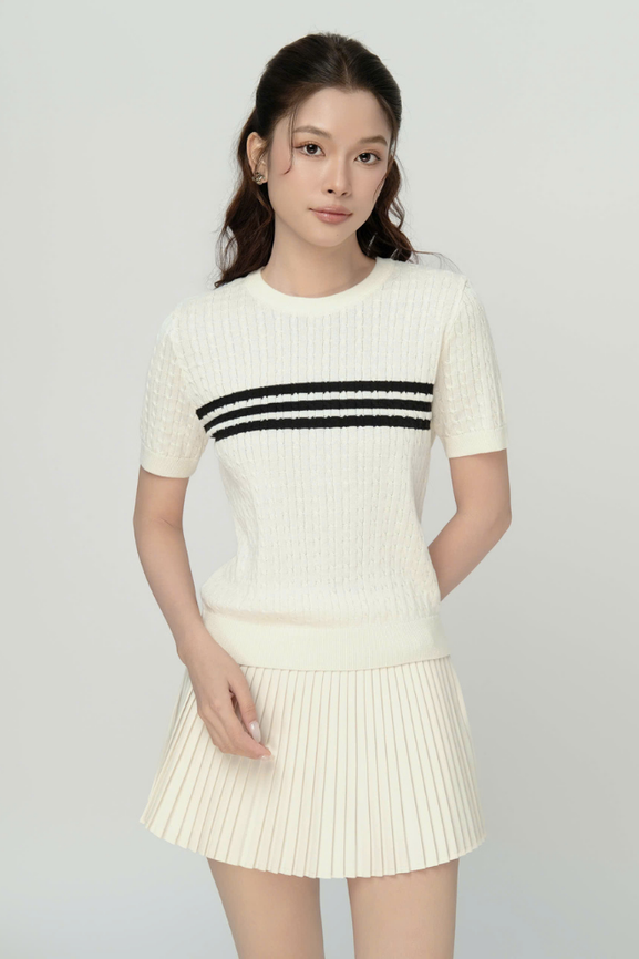 Áo Nữ Dệt Kim Dici Top RR24DK08