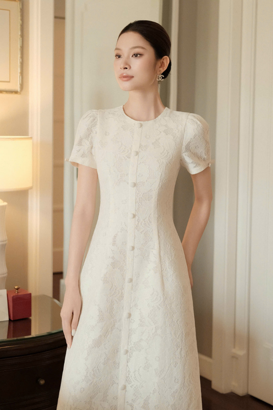 Đầm Dài Floral Dress RR26DD27