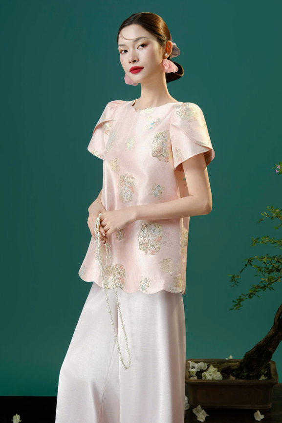 Áo Kiểu Nữ Lixie Top RR25AK106