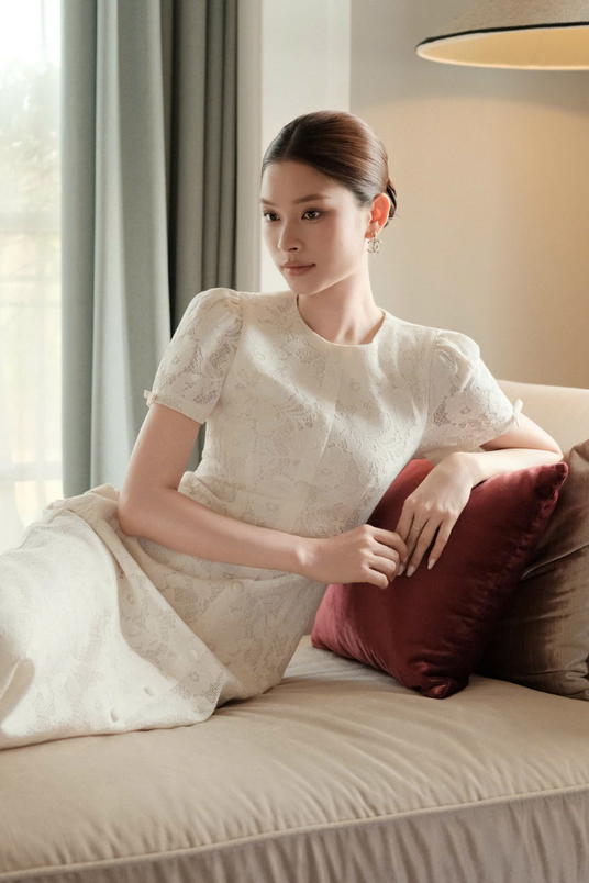 Đầm Dài Floral Dress RR26DD27