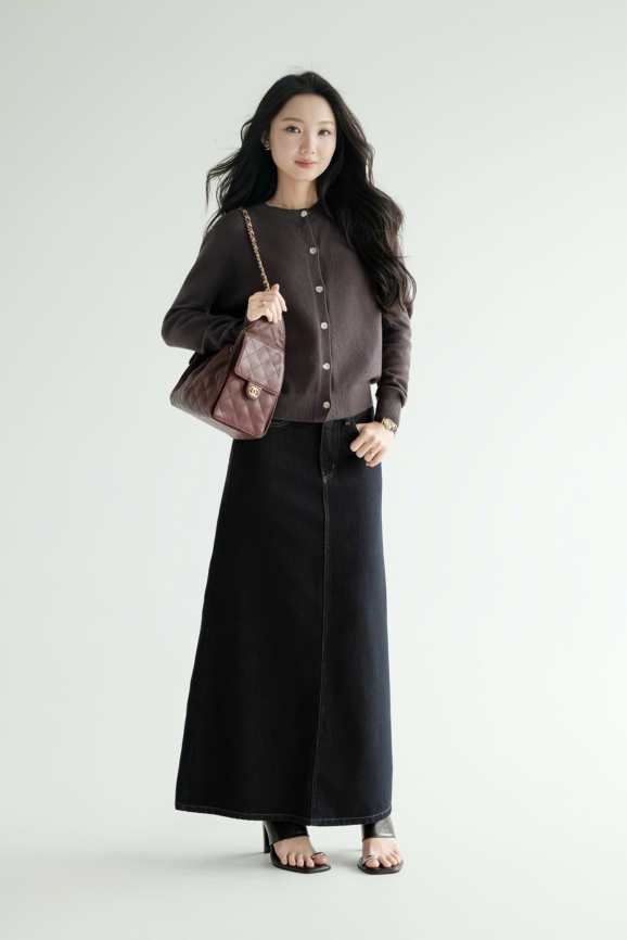 Váy Dài Anne Skirt Jeans RR25VD30