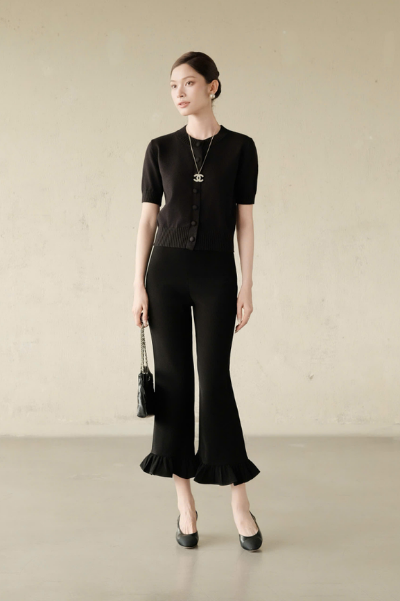 Quần Dài Nữ Frilly Pants RR26QD13