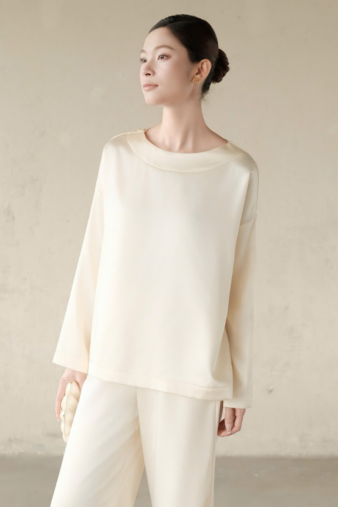 Áo Kiểu Nữ Sabrina Top RR26AK09