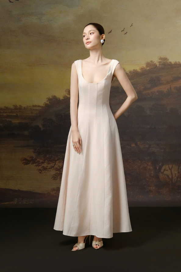 Đầm Dài Ivory Dress RR26DD61