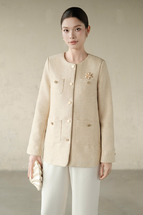 Áo Khoác Kiểu Nữ Lillies Outer RR25KK08