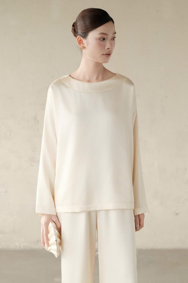 Áo Kiểu Nữ Sabrina Top RR26AK09