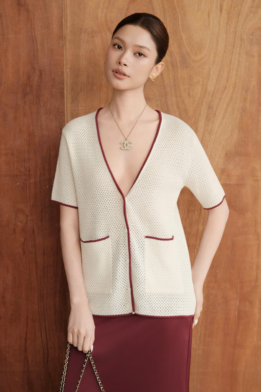Áo Dệt Kim Hasan Top RR26DK14