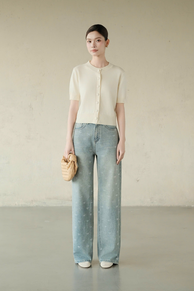 Quần Jeans Nữ Bowtie RR26QJ03