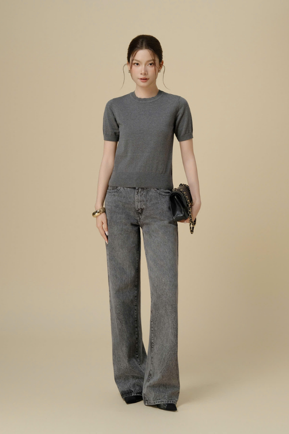 Áo Dệt Kim Gina Top RR25DK45
