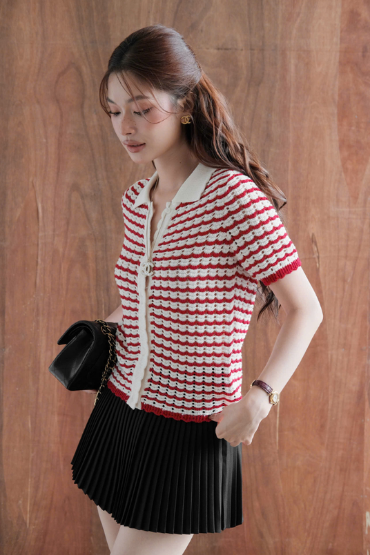 Áo Dệt Kim Rona Top RR25DK18