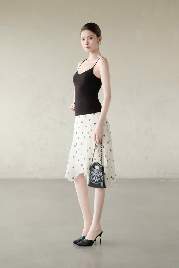 Váy Ngắn Polka Skirt RR26VN03