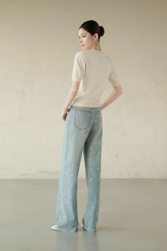 Quần Jeans Nữ Bowtie RR26QJ03