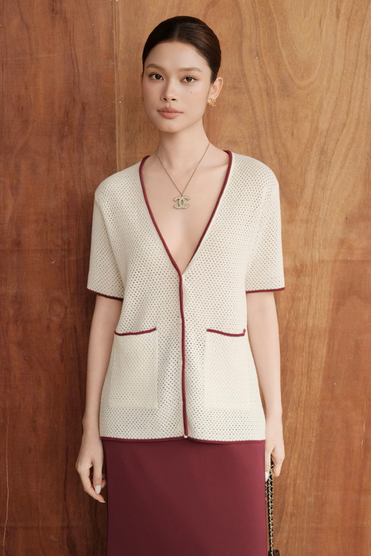 Áo Dệt Kim Hasan Top RR26DK14