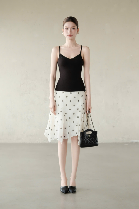 Váy Ngắn Polka Skirt RR26VN03