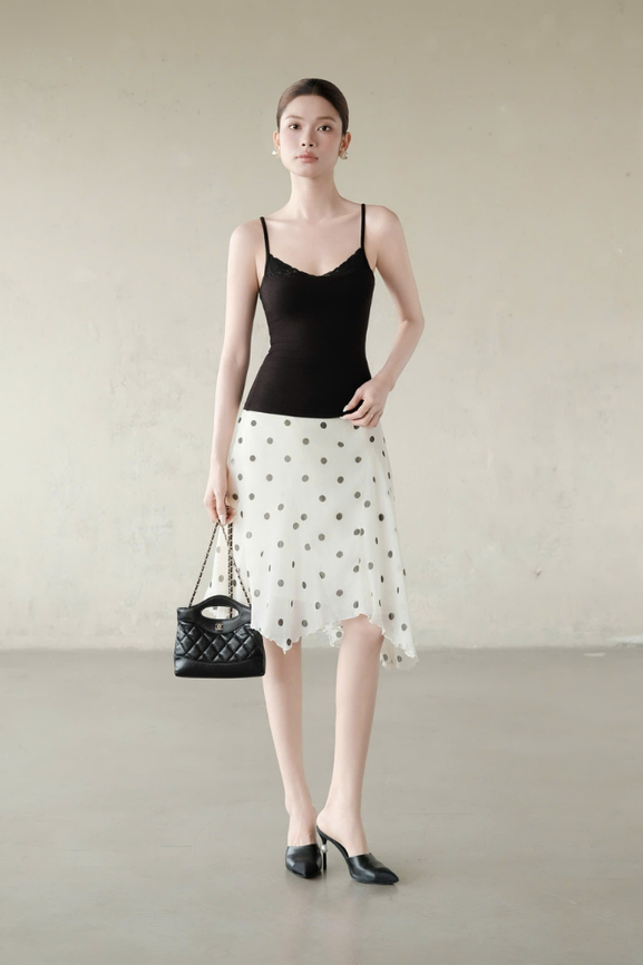 Váy Ngắn Polka Skirt RR26VN03