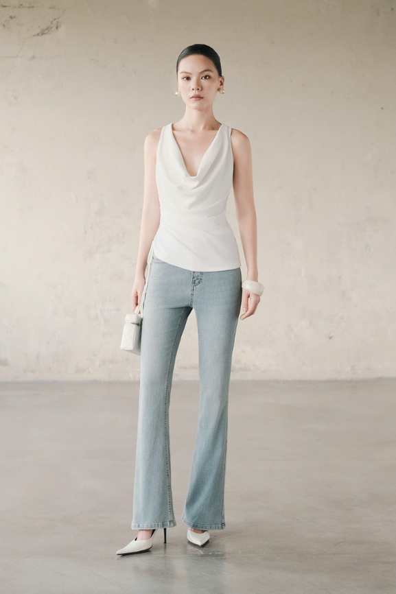 Quần Jeans Nữ Petti Flare RR25QJ15