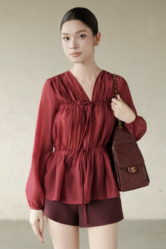 Áo Kiểu Nữ Yulia Top RR25AK87