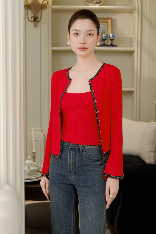 Áo Dệt Kim Aber Top RR26DK11