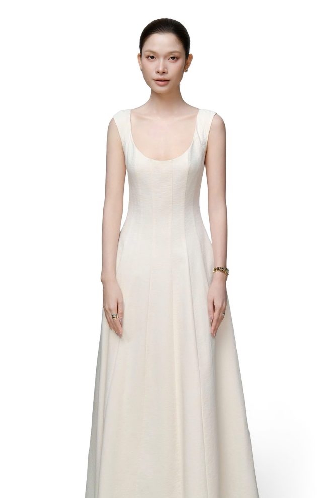 Đầm Dài Ivory Dress RR26DD61