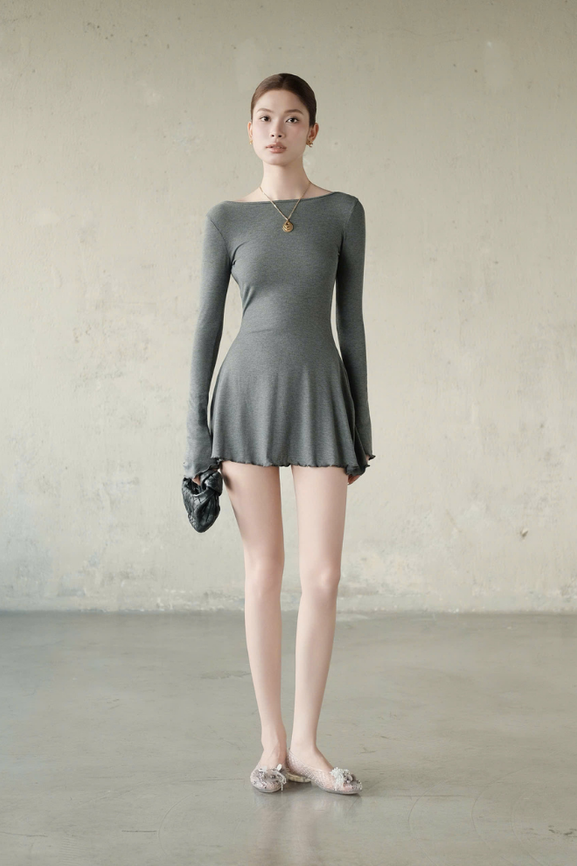 Đầm Ngắn Mocha Dress RR26DN13