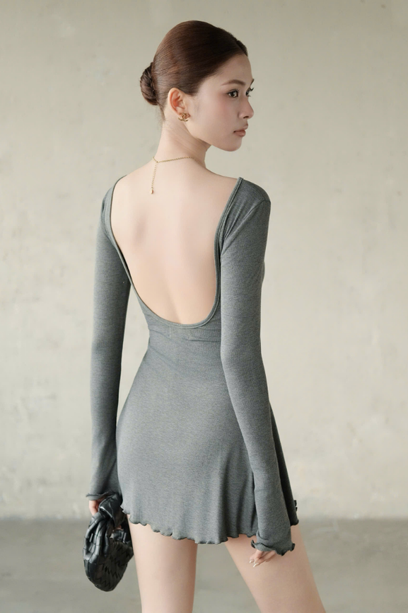 Đầm Ngắn Mocha Dress RR26DN13