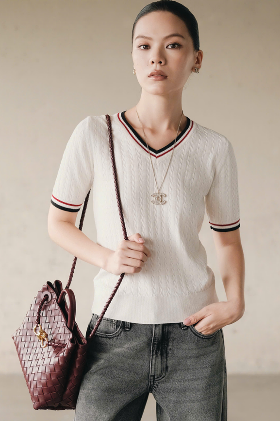 Áo Dệt Kim Vicky Top RR25DK54