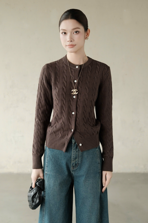 Áo Dệt Kim Elena Cardigan RR25DK72