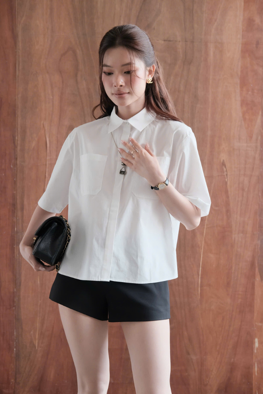 Áo Sơ Mi Nữ Pocket Shirt RR25AS08