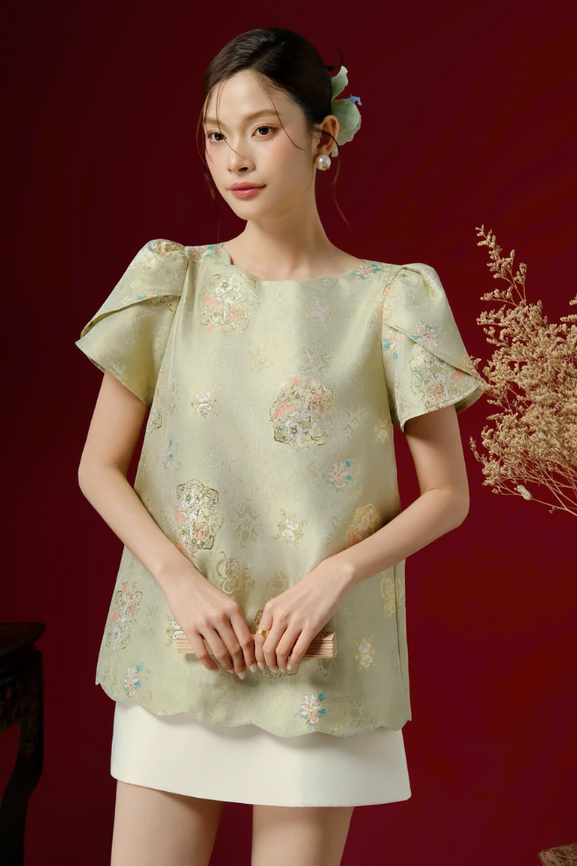 Áo Kiểu Nữ Lixie Top RR25AK106