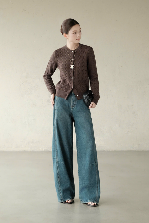 Quần Jeans Nữ Obbie RR25QJ38