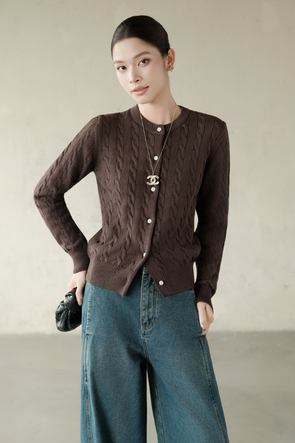 Áo Dệt Kim Elena Cardigan RR25DK72