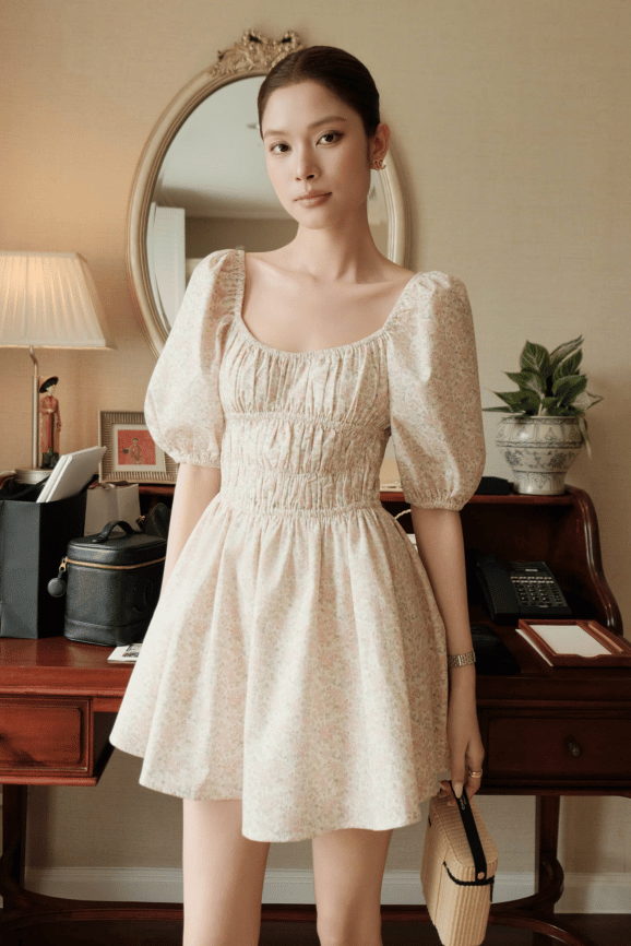 Đầm Ngắn Cassia Dress RR26DN21
