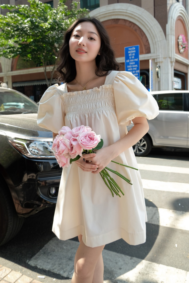 Đầm Ngắn Jiwon Dress RR24DN05