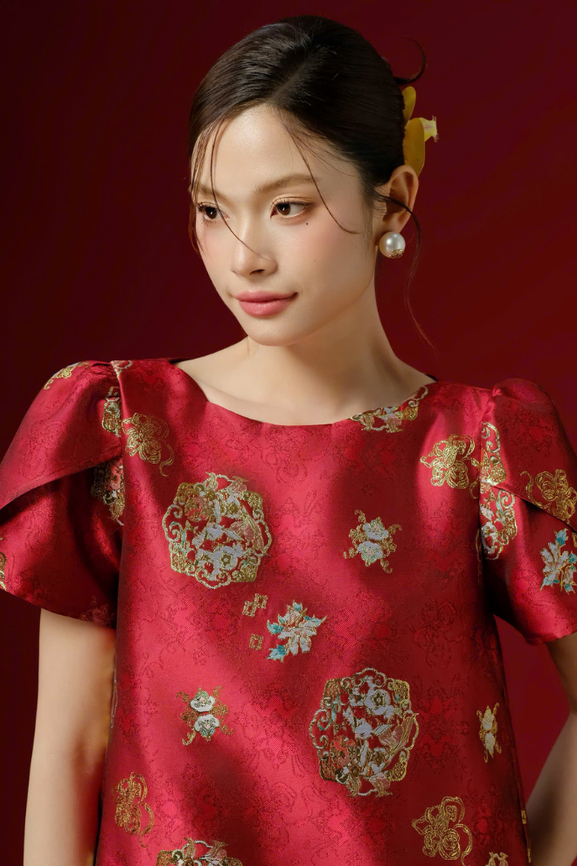 Áo Kiểu Nữ Lixie Top RR25AK106