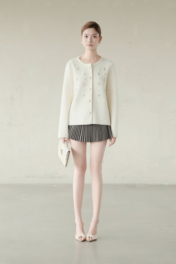 Áo Dệt Kim Bach Cardigan RR26DK07