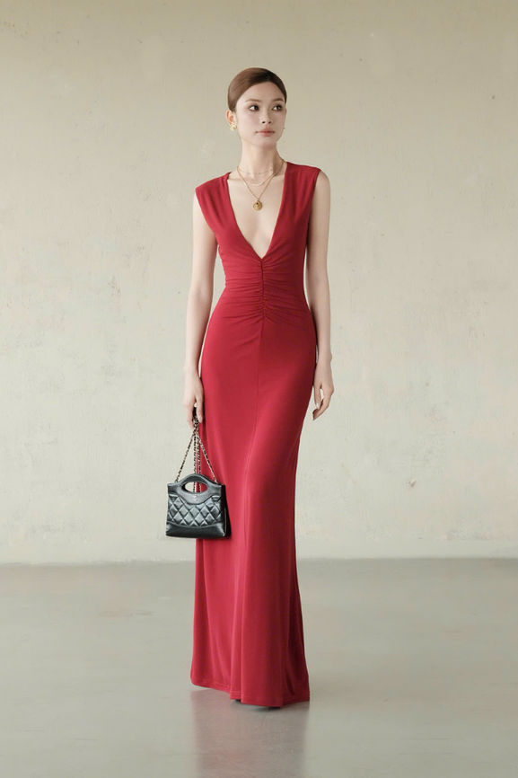 Đầm Dài Beatrix Dress RR26DD26