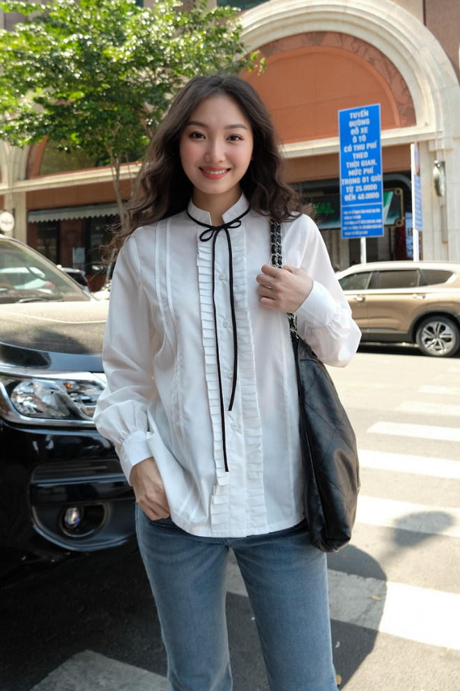 Áo Kiểu Nữ Yuna Shirt RR24AK06