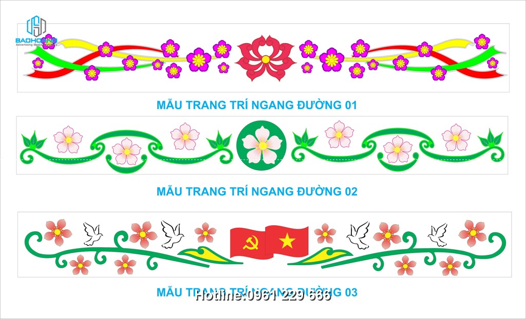 Trang trí hoa văn led đô thị