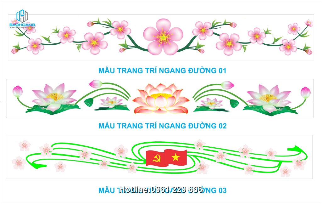 Trang trí hoa văn led đô thị