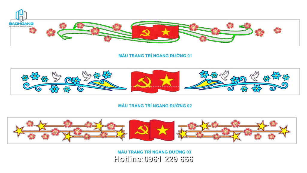 Hoa văn trang trí đường phố