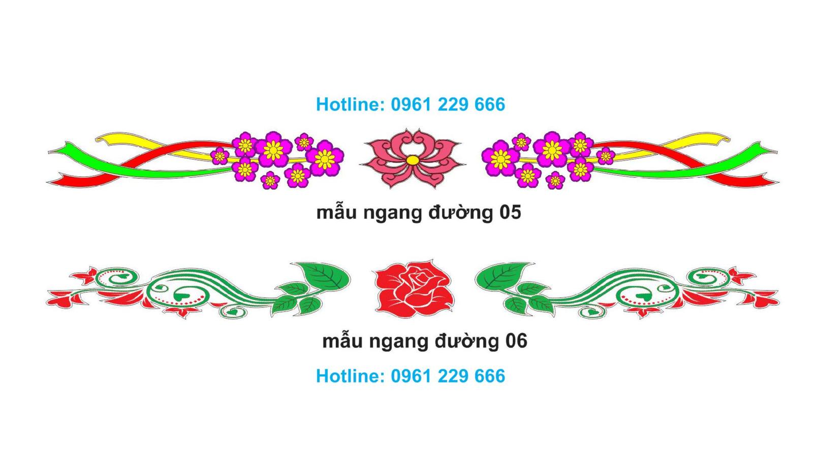 Trang trí hoa văn led đường phố