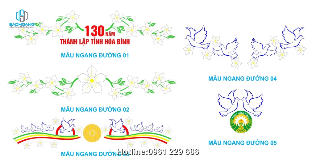 Trang trí hoa văn led đường phố