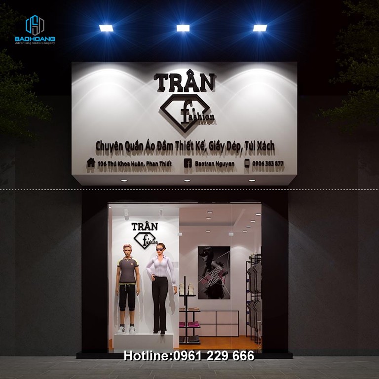 Làm biển quảng cáo salon tóc
