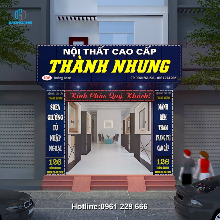 Làm biển quảng cáo tại cổ nhuế