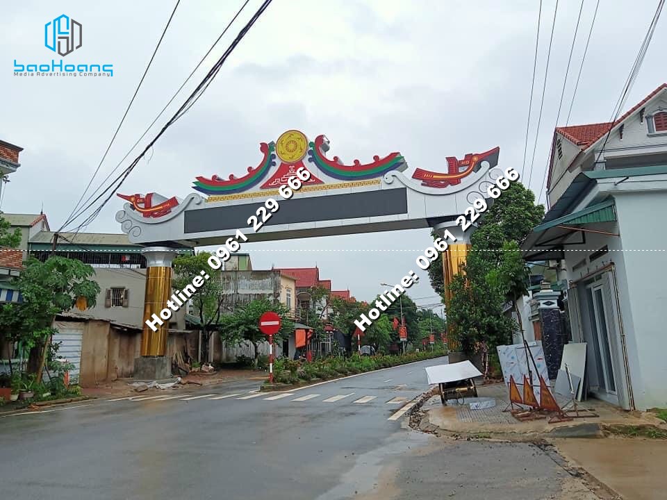 Mẫu trang trí cổng chào