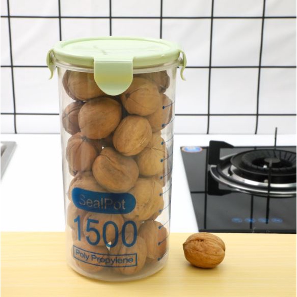 600ml, 800ml,1000ml ,1500ml Hộp, Hũ Nhựa, Hủ nhựa , lọ nhựa đựng gia vị, thực phẩm có in dung tích trên hộp hộp