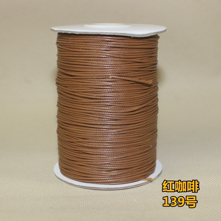 5met dây sáp bóng 2mm, dây sáp da Hàn Quốc nhiều màu, dây đan vòng tay , dây thắt vòng tay, vòng cổ